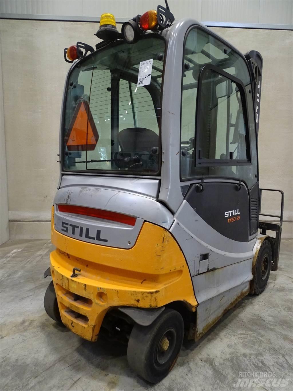 Still RX60-25 شاحنات ذات رافعات شوكية تعمل بالكهرباء