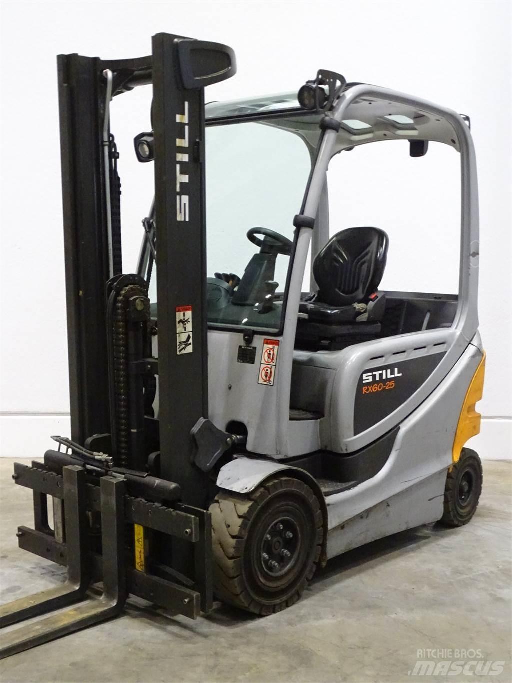 Still RX60-25 شاحنات ذات رافعات شوكية تعمل بالكهرباء