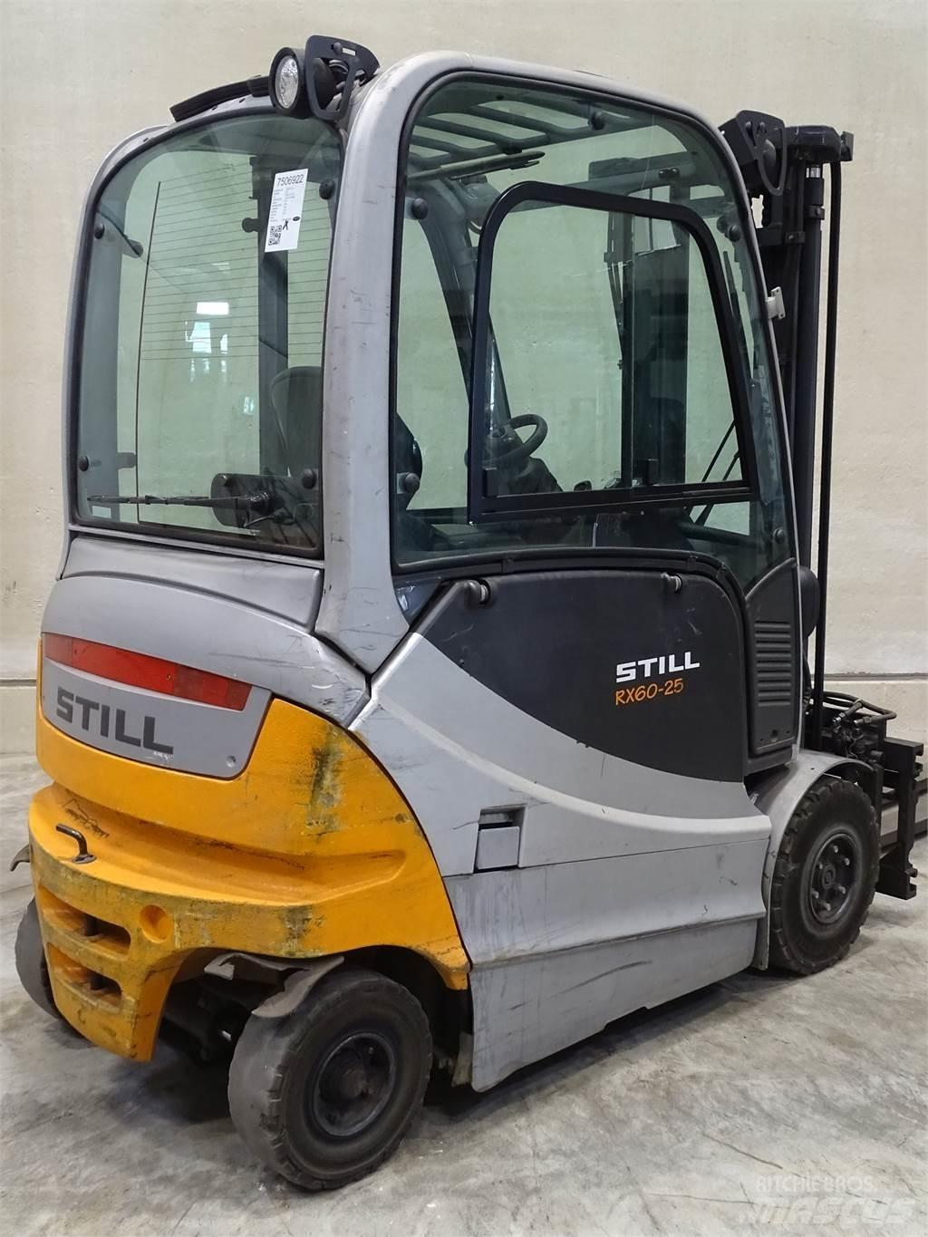 Still RX60-25 شاحنات ذات رافعات شوكية تعمل بالكهرباء
