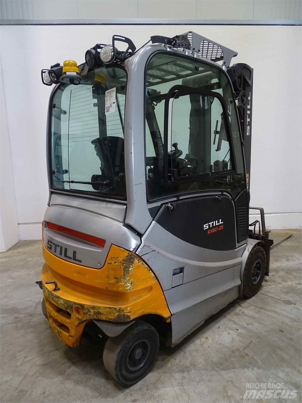 Still RX60-25 شاحنات ذات رافعات شوكية تعمل بالكهرباء