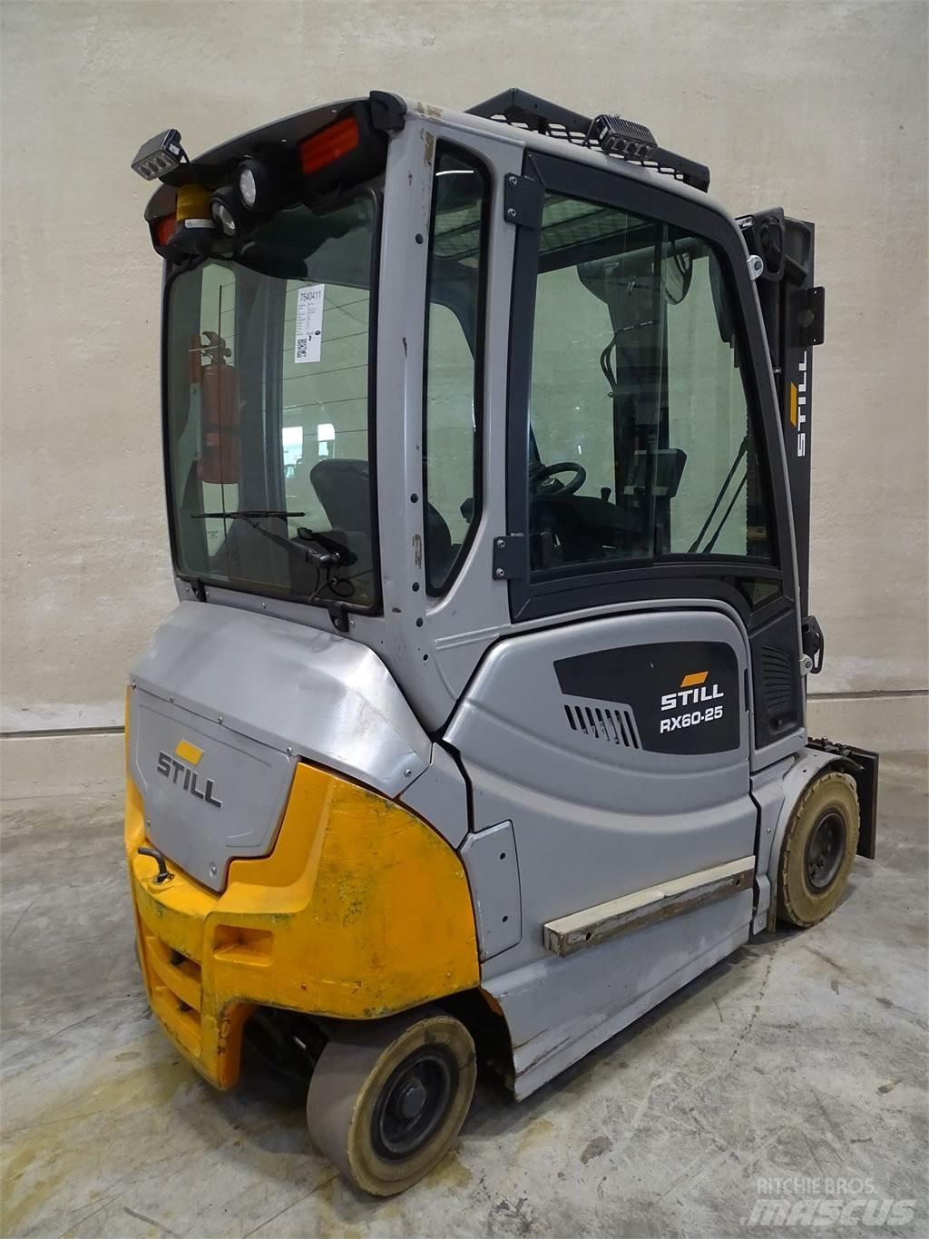 Still RX60-25 شاحنات ذات رافعات شوكية تعمل بالكهرباء