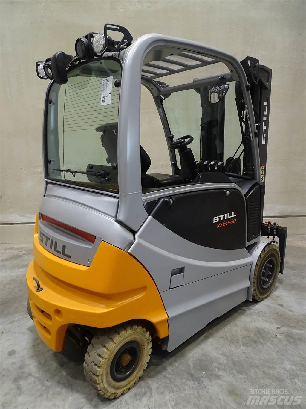 Still RX60-30 شاحنات ذات رافعات شوكية تعمل بالكهرباء
