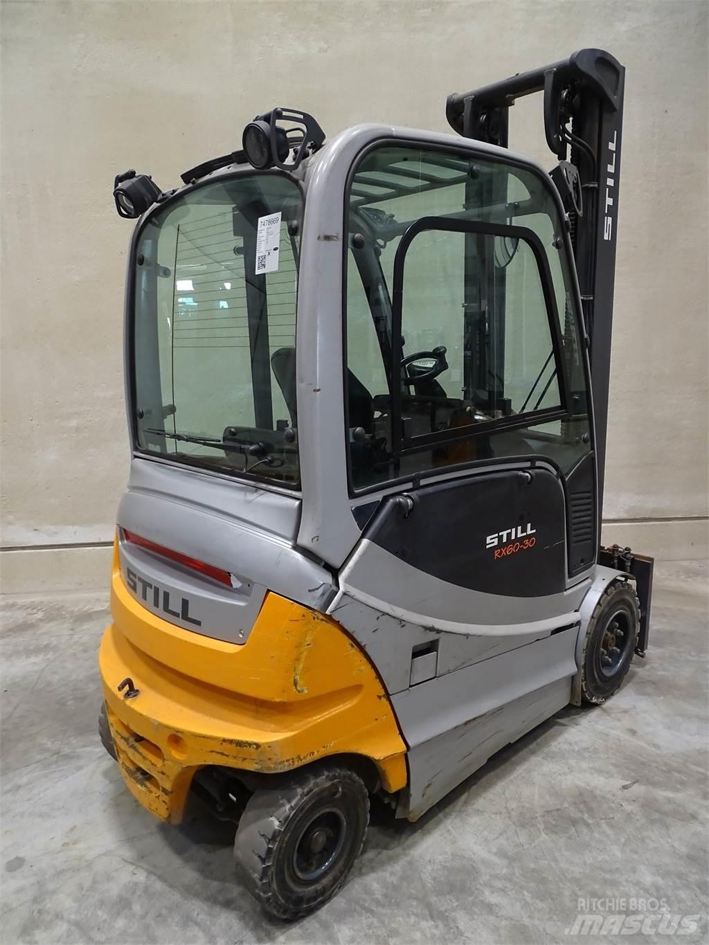 Still RX60-30 شاحنات ذات رافعات شوكية تعمل بالكهرباء
