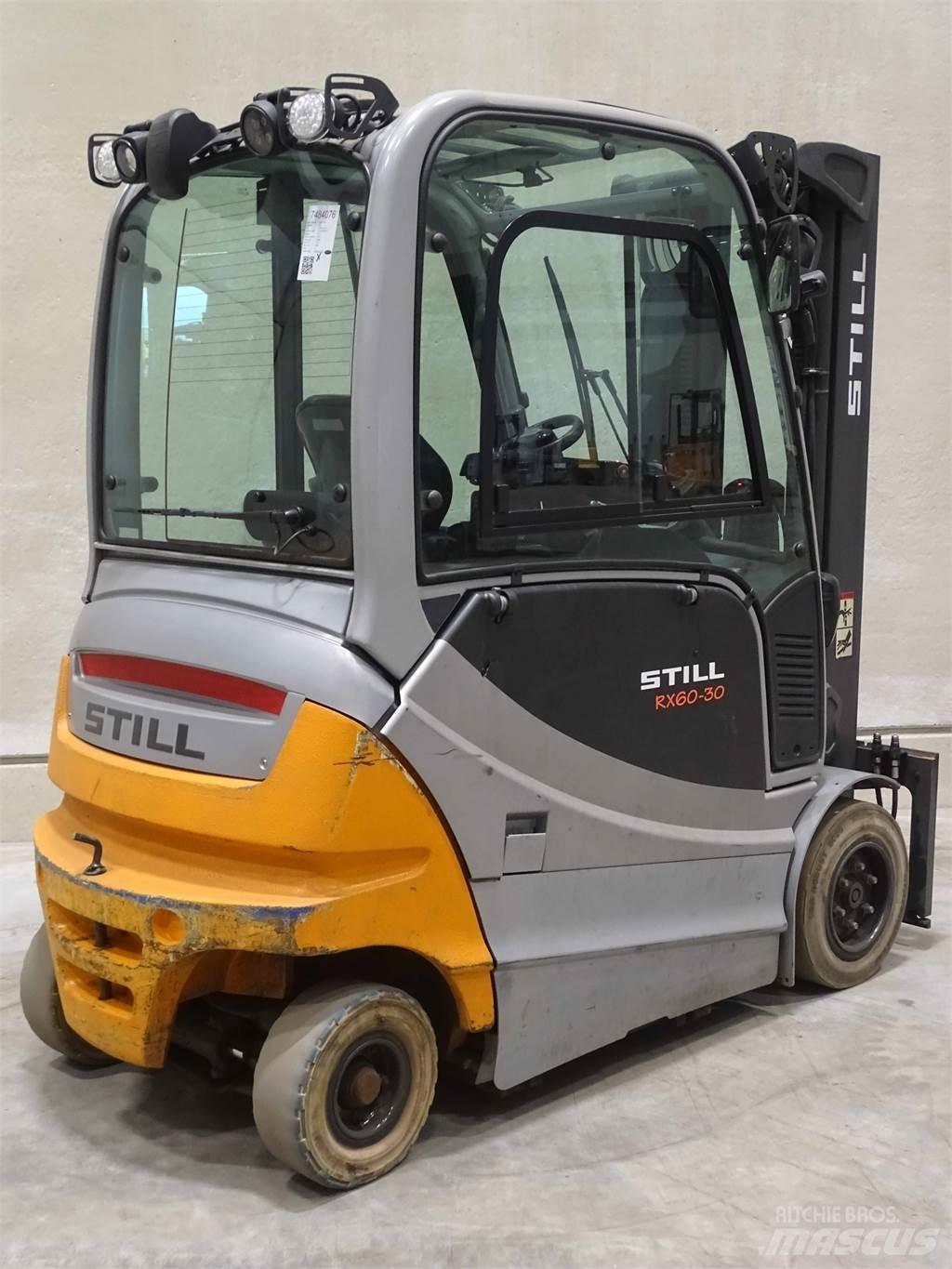 Still RX60-30 شاحنات ذات رافعات شوكية تعمل بالكهرباء