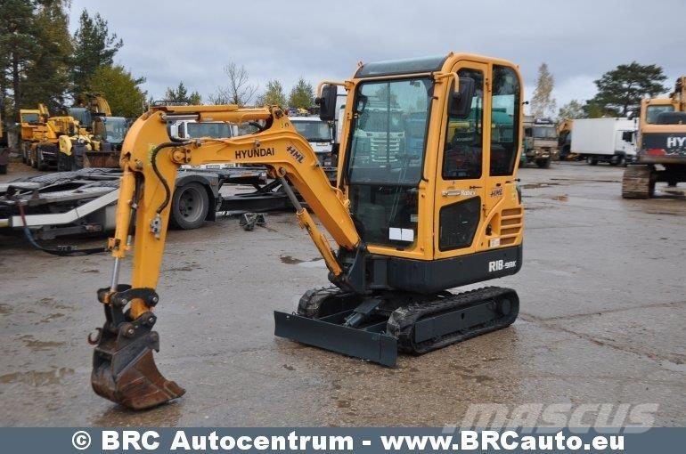 Hyundai R18-9AK حفارات صغيرة أقل من 7 طن (حفارات صغيرة)