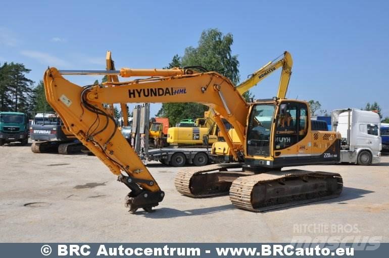 Hyundai R220LC-9A حفارات زحافة