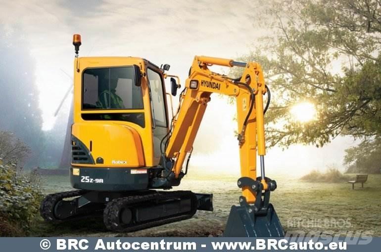 Hyundai R25Z-9AK حفارات صغيرة أقل من 7 طن (حفارات صغيرة)