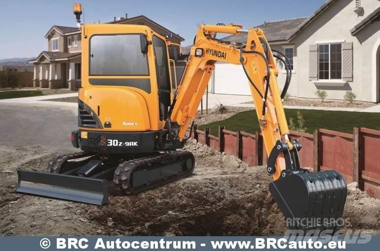 Hyundai R30Z-9AK حفارات صغيرة أقل من 7 طن (حفارات صغيرة)