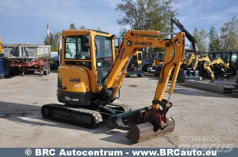 Hyundai R30Z-9AK حفارات صغيرة أقل من 7 طن (حفارات صغيرة)