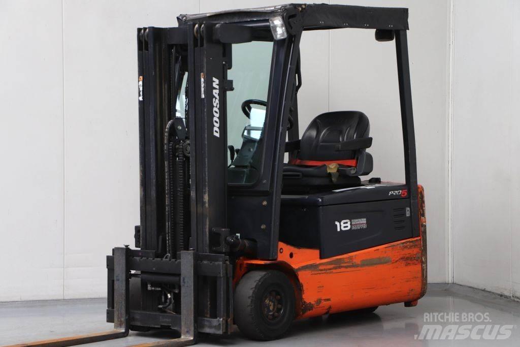 Doosan B18T-5 شاحنات ذات رافعات شوكية تعمل بالكهرباء