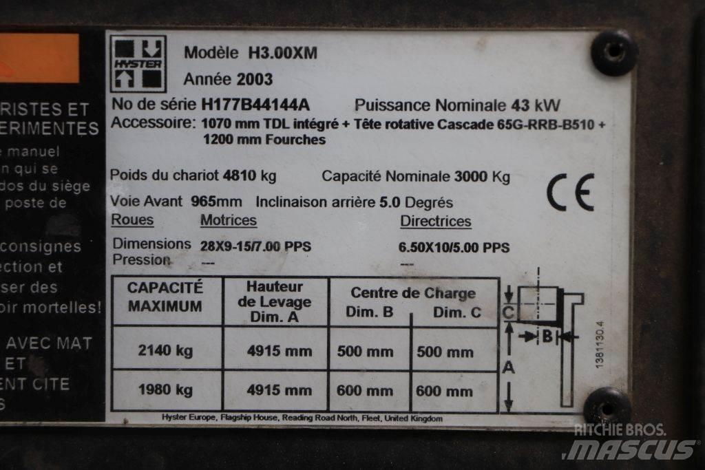 Hyster H3.00XM شاحنات LPG