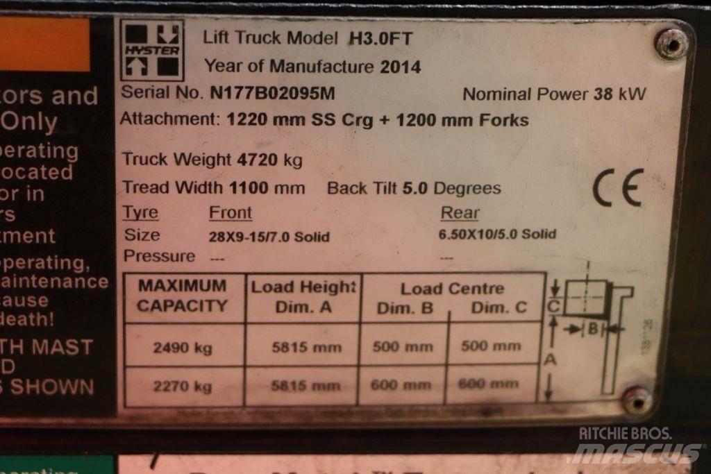 Hyster H3.0FT شاحنات LPG
