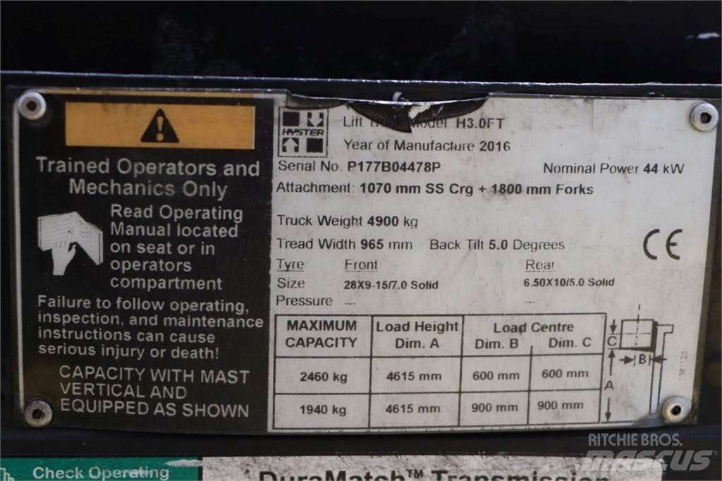 Hyster H3.0FT شاحنات LPG