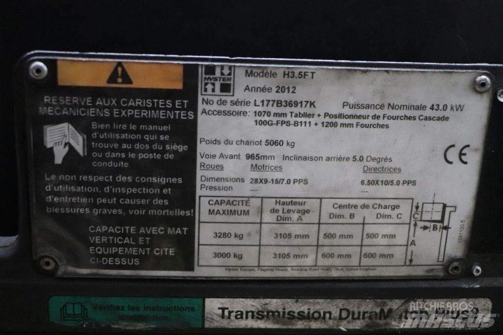 Hyster H3.5FT شاحنات الديزل