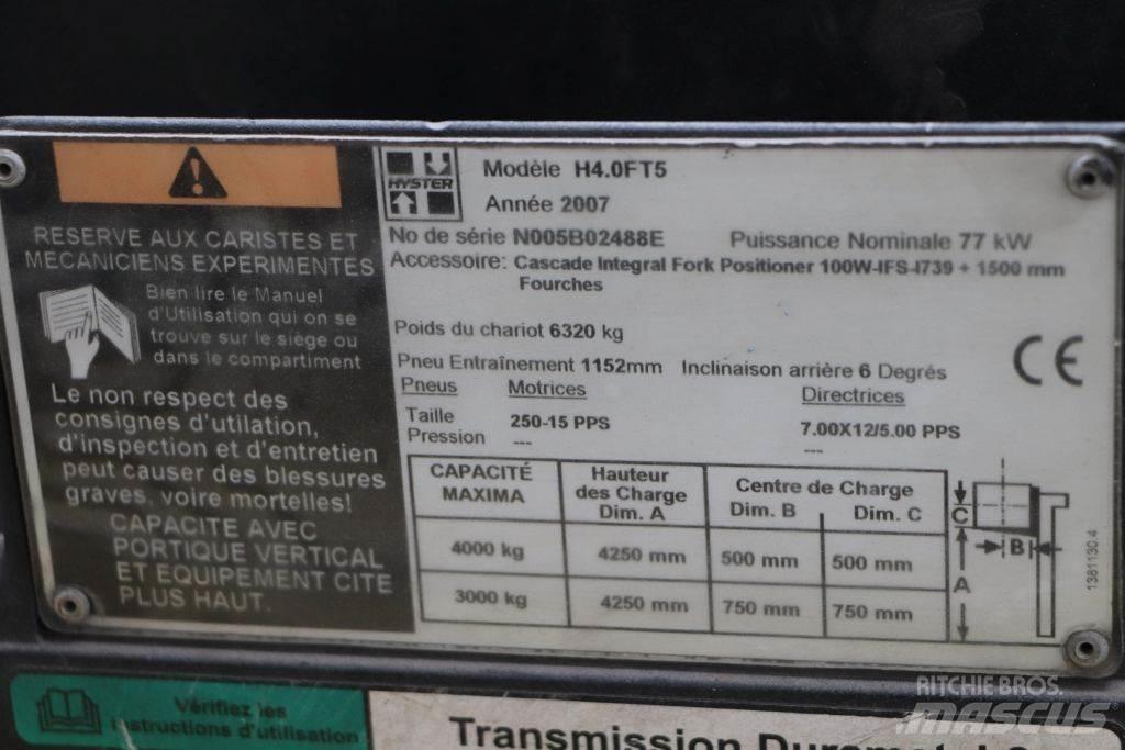 Hyster H4.0FT5 شاحنات LPG