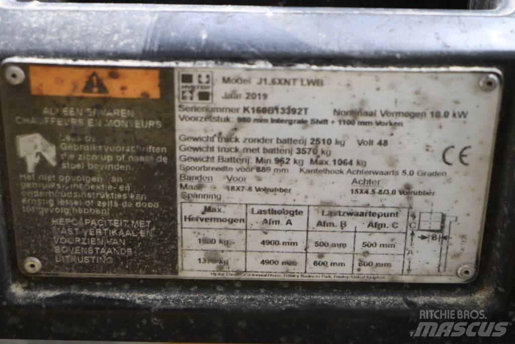 Hyster J1.6XNT شاحنات ذات رافعات شوكية تعمل بالكهرباء