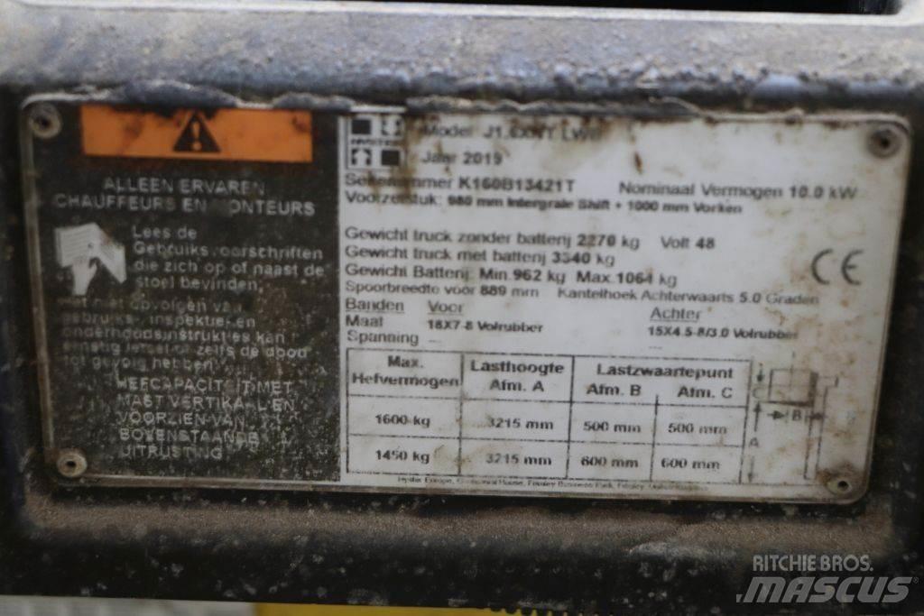 Hyster J1.6XNT شاحنات ذات رافعات شوكية تعمل بالكهرباء
