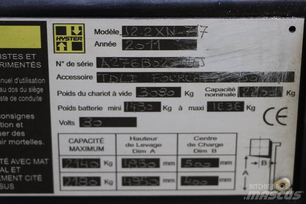 Hyster J2.2XN شاحنات ذات رافعات شوكية تعمل بالكهرباء