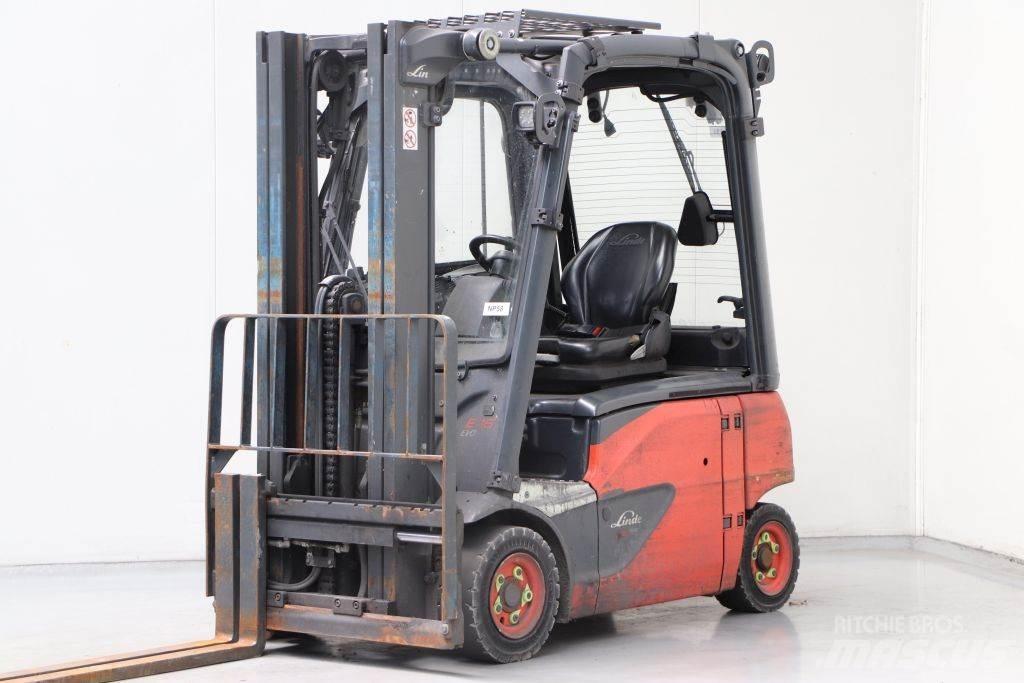 Linde E16P-02 شاحنات ذات رافعات شوكية تعمل بالكهرباء