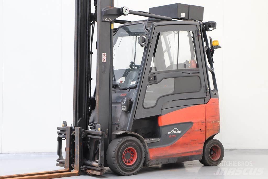 Linde E25H-01/600 شاحنات ذات رافعات شوكية تعمل بالكهرباء