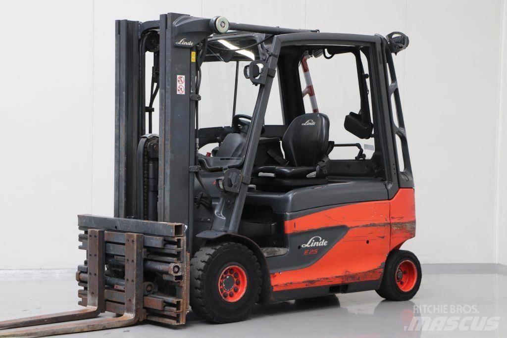 Linde E25L-01 شاحنات ذات رافعات شوكية تعمل بالكهرباء
