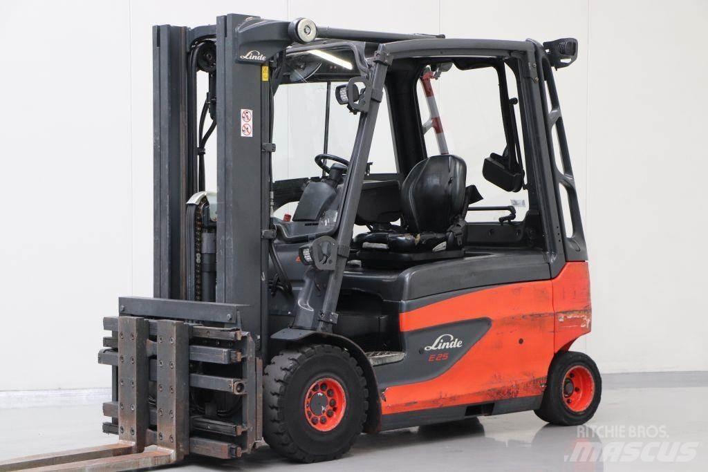 Linde E25L-01 شاحنات ذات رافعات شوكية تعمل بالكهرباء