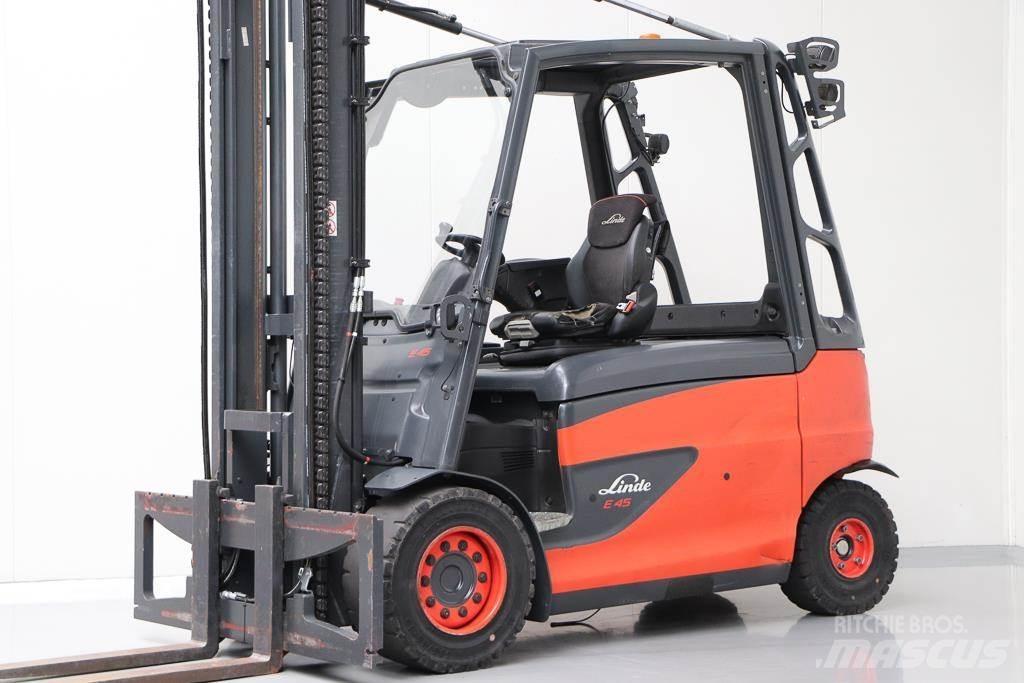 Linde E45HL-01/600 شاحنات ذات رافعات شوكية تعمل بالكهرباء