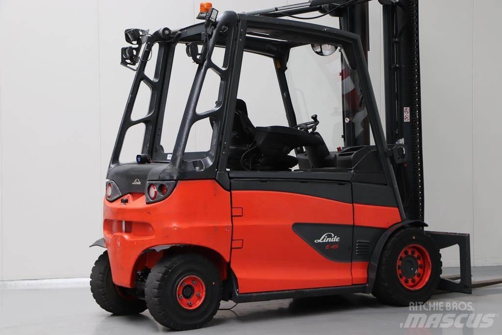 Linde E45HL-01/600 شاحنات ذات رافعات شوكية تعمل بالكهرباء