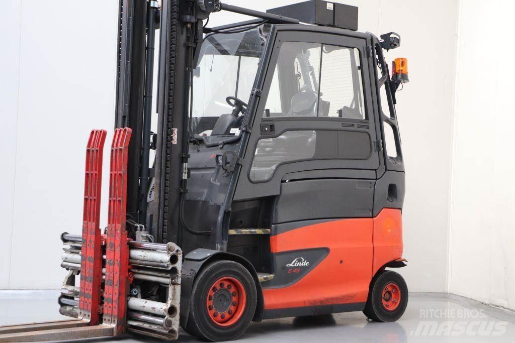 Linde E45HL-01/600 شاحنات ذات رافعات شوكية تعمل بالكهرباء