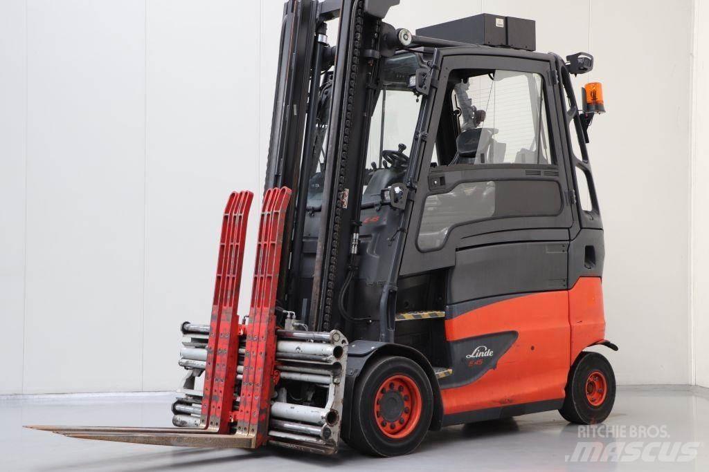 Linde E45HL-01/600 شاحنات ذات رافعات شوكية تعمل بالكهرباء