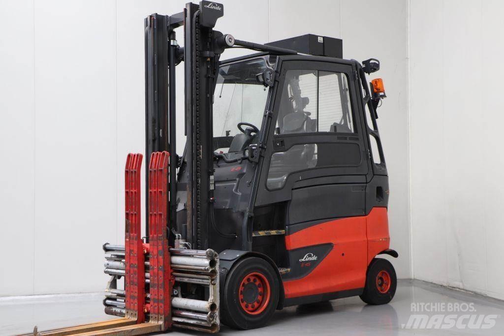Linde E45HL-01/600 شاحنات ذات رافعات شوكية تعمل بالكهرباء