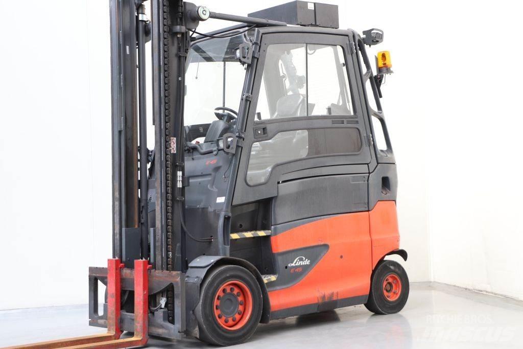 Linde E45HL-01/600 شاحنات ذات رافعات شوكية تعمل بالكهرباء