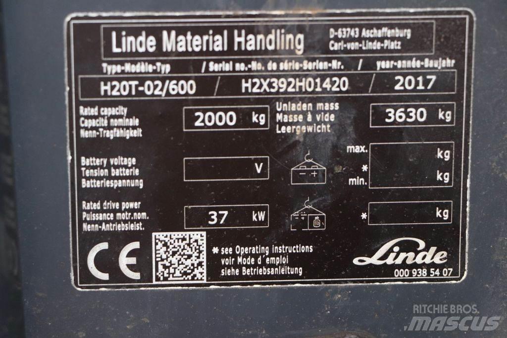 Linde H20T-02/600 شاحنات LPG