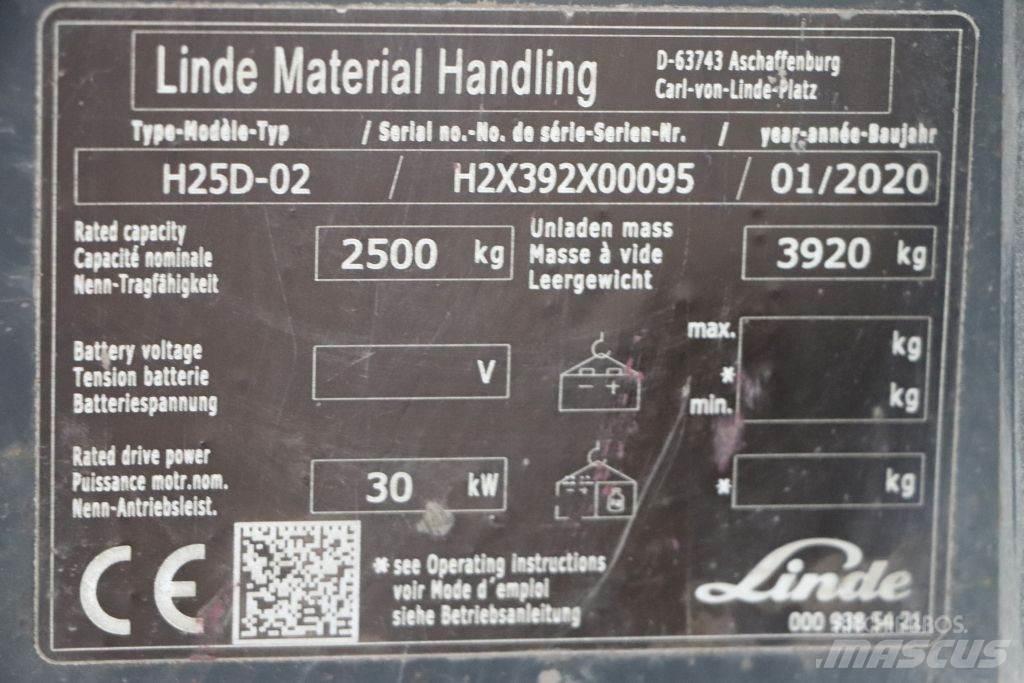 Linde H25D-02 شاحنات الديزل