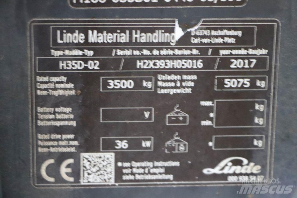 Linde H35D-02 شاحنات الديزل