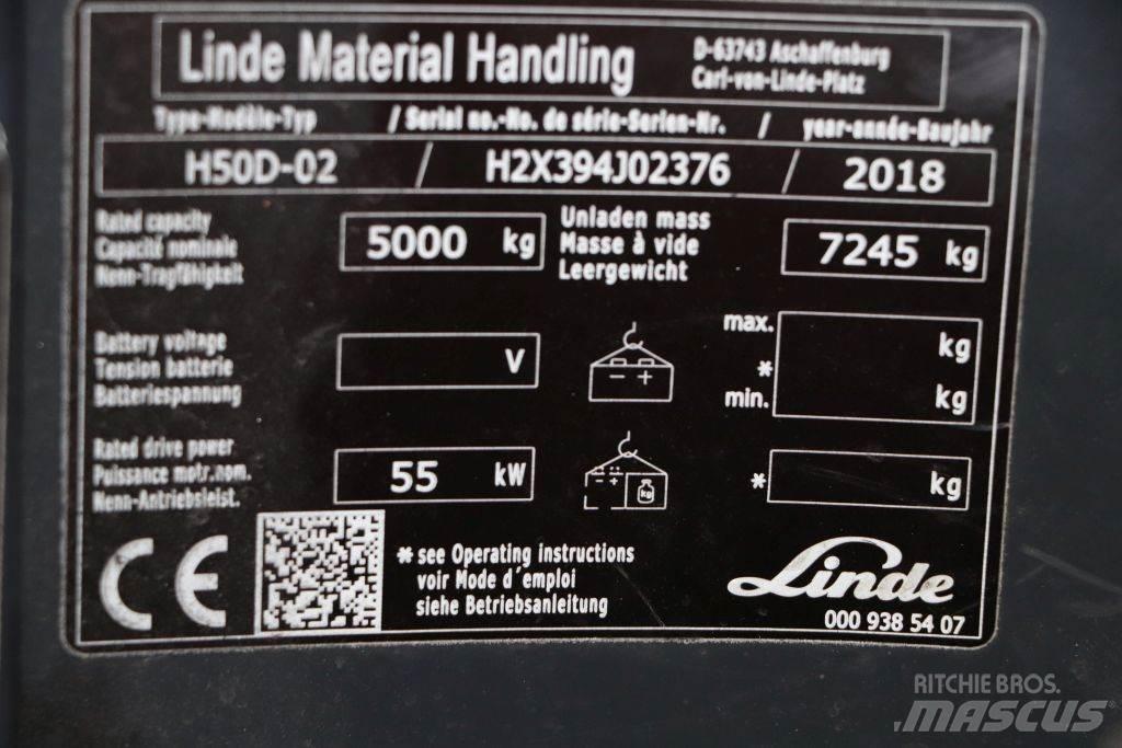 Linde H50D-02 شاحنات الديزل