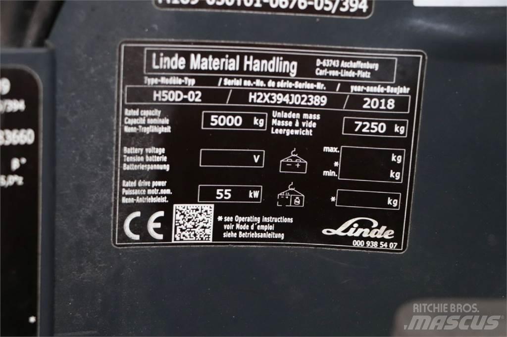 Linde H50D-02 شاحنات الديزل