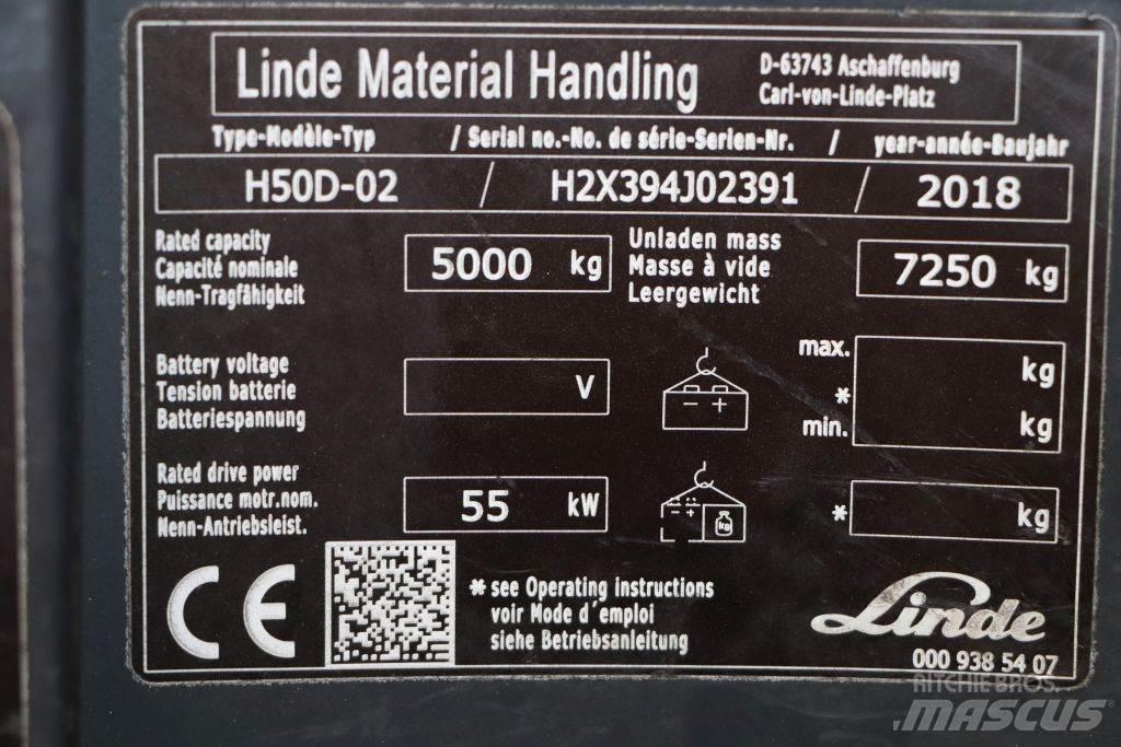 Linde H50D-02 شاحنات الديزل
