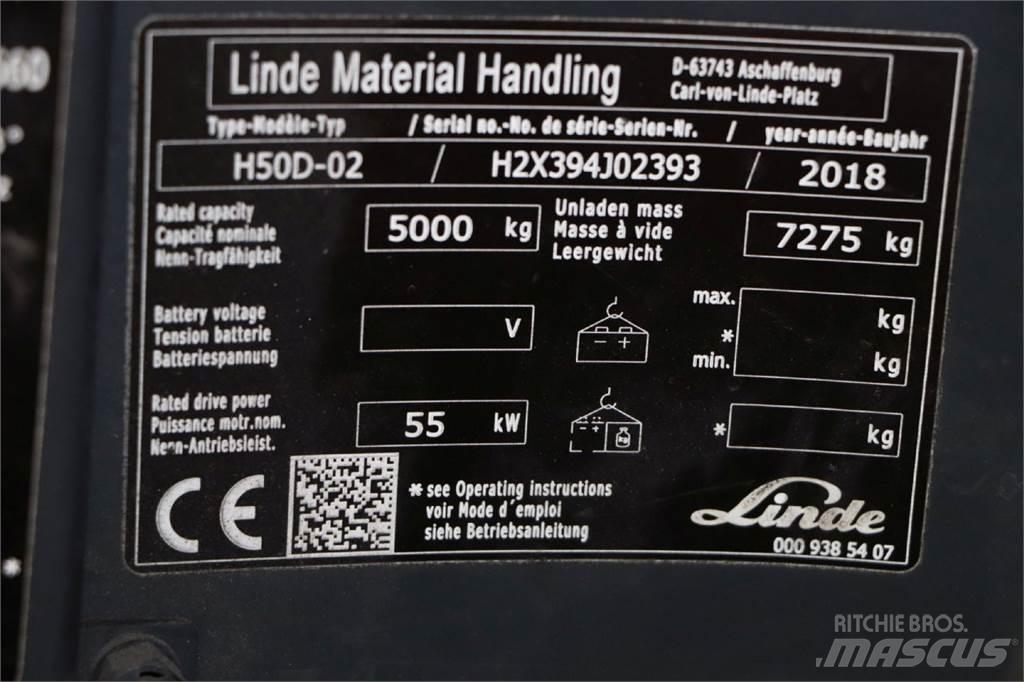 Linde H50D-02 شاحنات الديزل