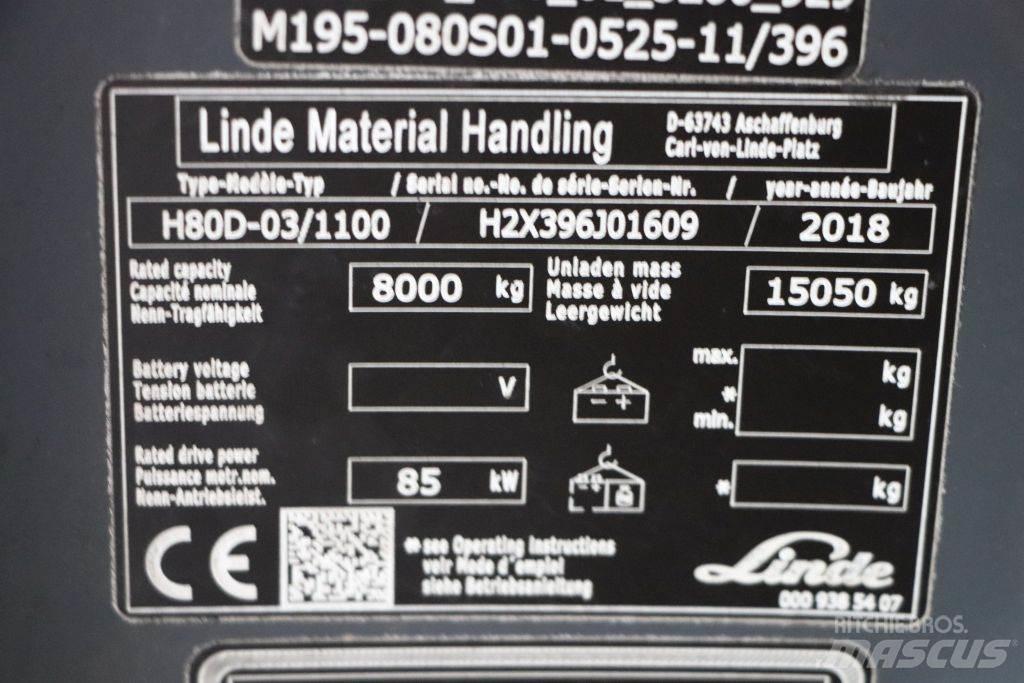 Linde H80D-03/1100 شاحنات الديزل