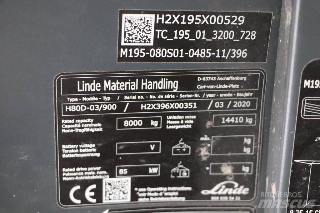 Linde H80D-03/900 شاحنات الديزل