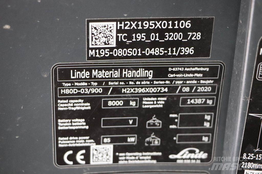 Linde H80D-03/900 شاحنات الديزل