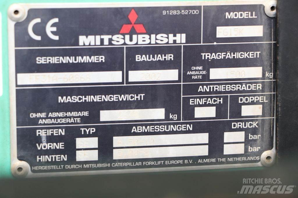 Mitsubishi FG15K شاحنات LPG