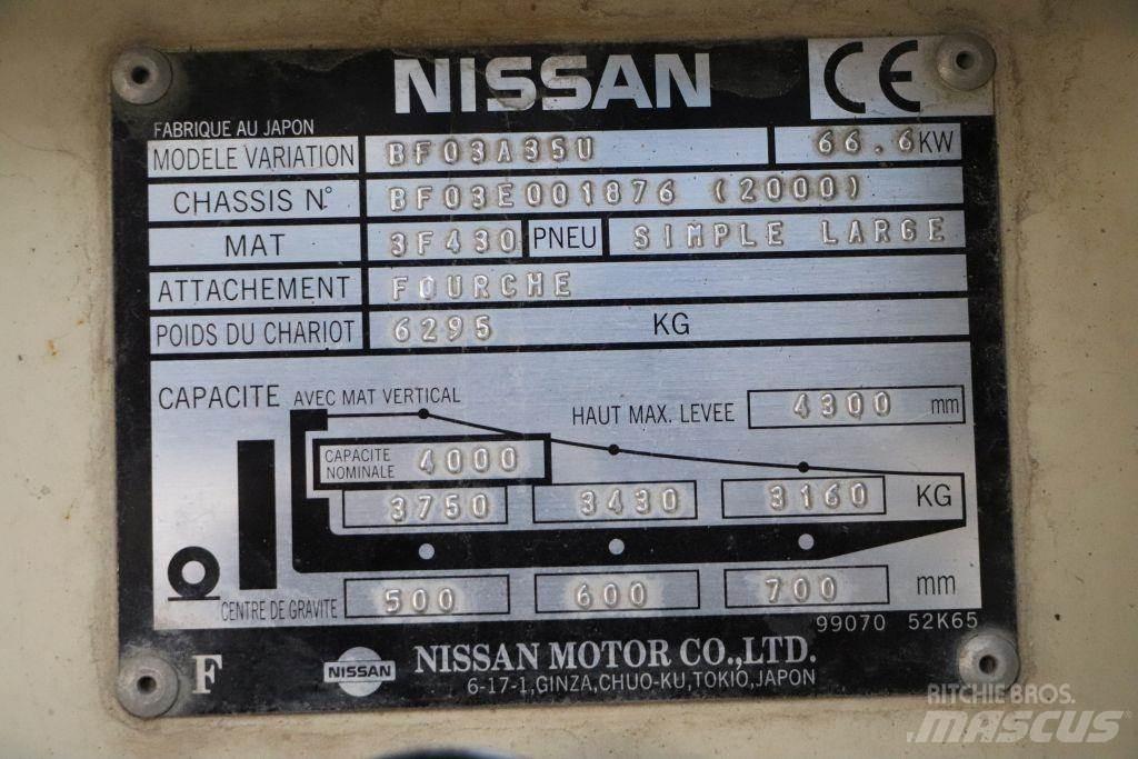 Nissan BF03A35U شاحنات LPG