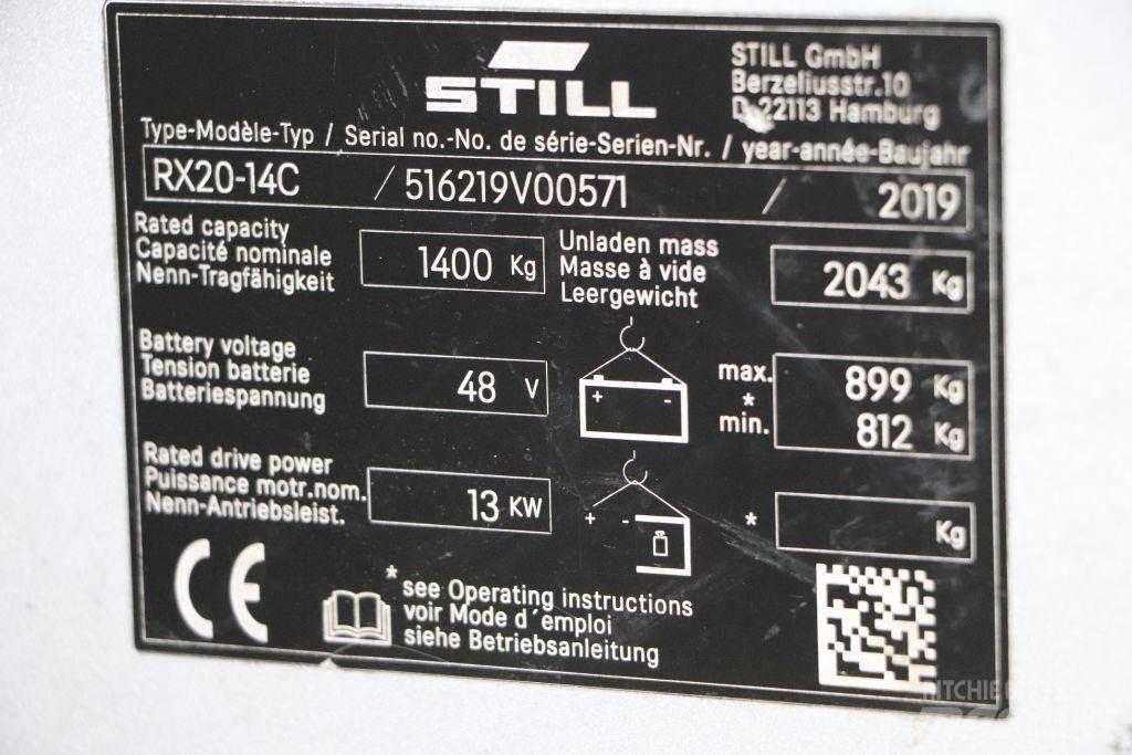 Still RX20-14C شاحنات ذات رافعات شوكية تعمل بالكهرباء