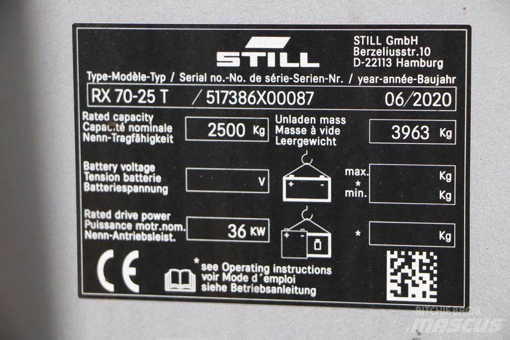 Still RX70-25T شاحنات LPG