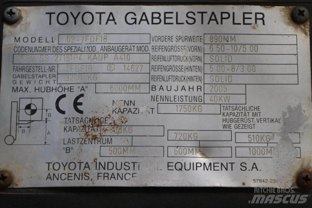 Toyota 02-7FDF18 شاحنات الديزل