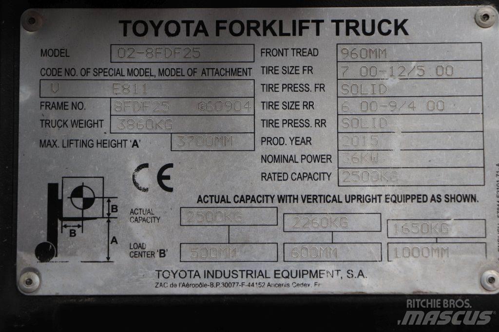 Toyota 02-8FDF25 شاحنات الديزل