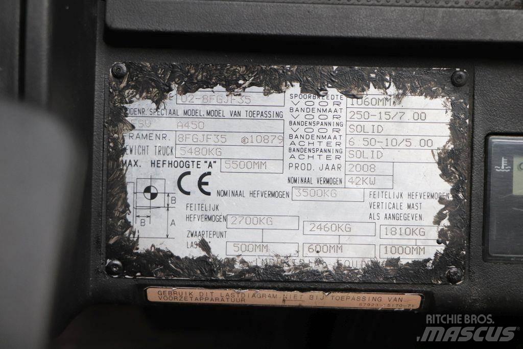 Toyota 02-8FGJF35 شاحنات LPG