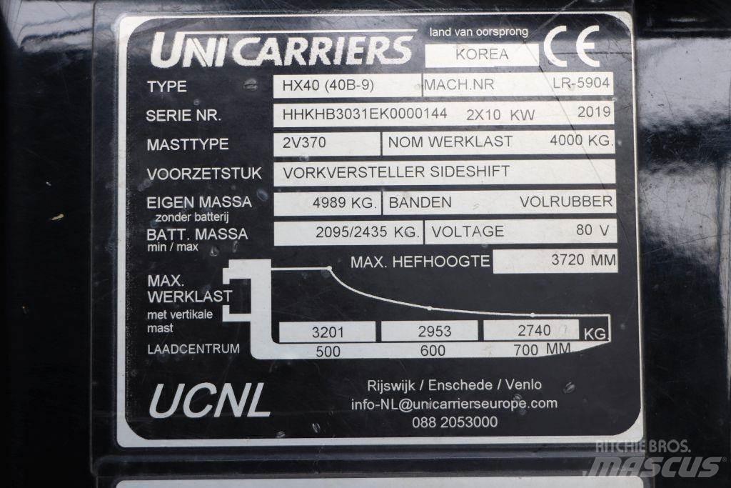 UniCarriers 40B-9 شاحنات ذات رافعات شوكية تعمل بالكهرباء